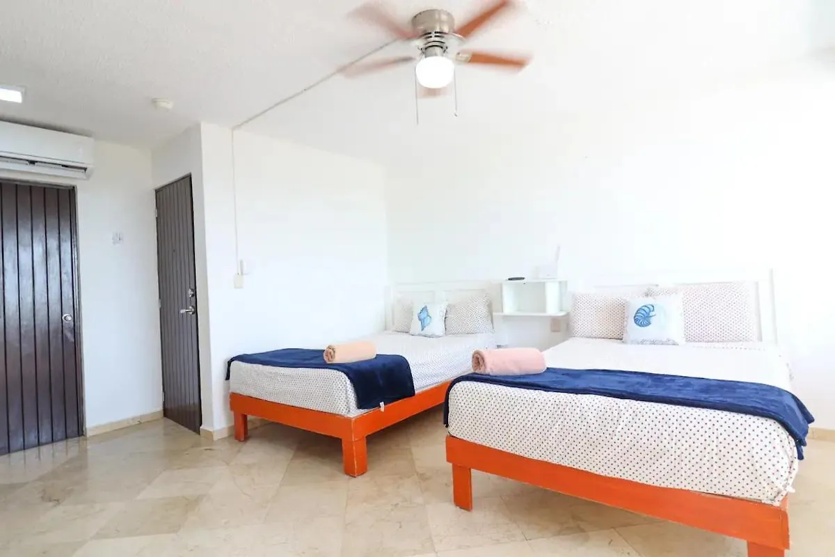 Lovely View, Beach Suite, 10 Min To Airport Hotelz -Sol3710- Cancun 0*,  Mexico