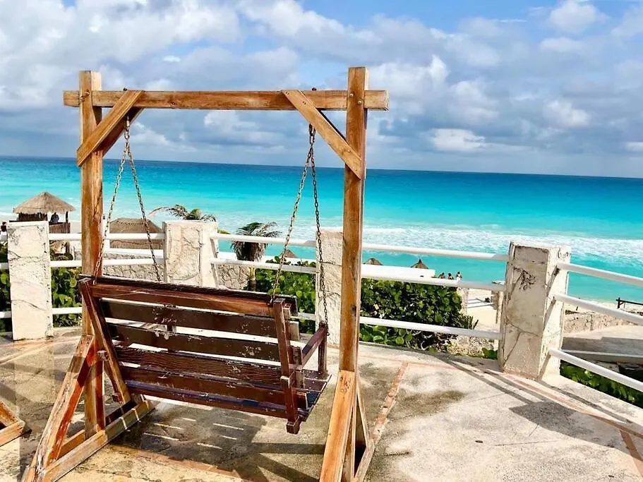 Lovely View, Beach Suite, 10 Min To Airport Hotelz -Sol3710- Cancún